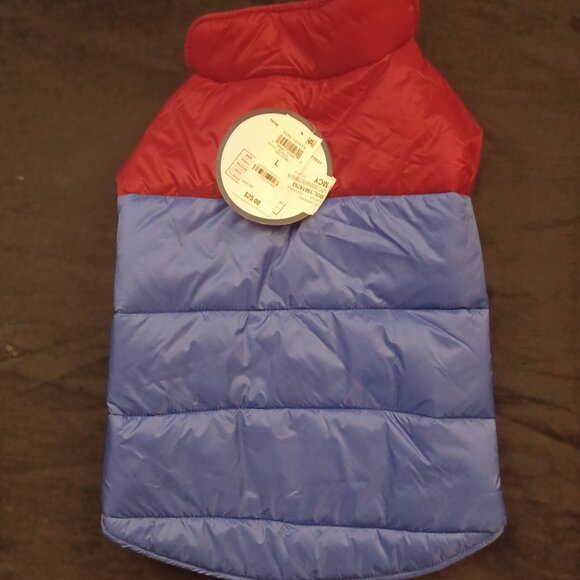 NWT Down filled dog jacket Dog Coat Canine Clothes Size L - Picture 3 of 4